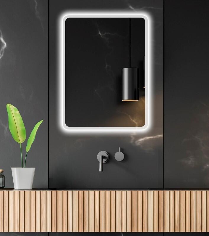 25484_MOONLIGHT ROUNDED LED ZRCADLO AMIRRO 80 X 60 CM MIRROR DETAIL